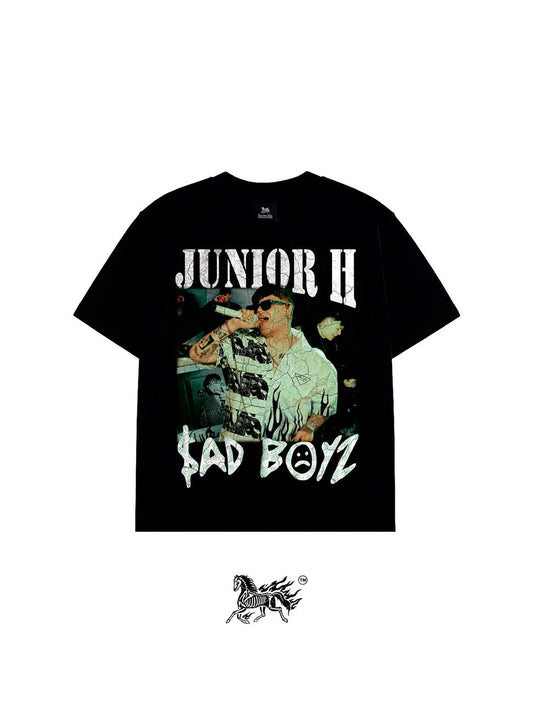 JUNIOR H "PREMIUM" BLACK TEE