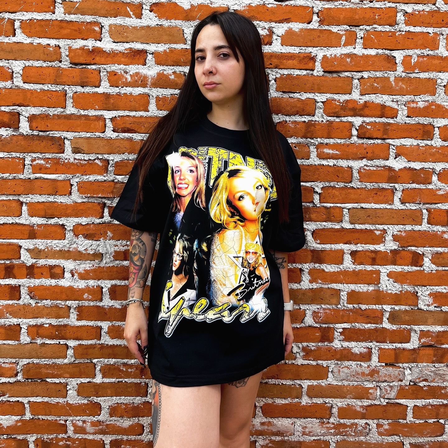 BRITNEY SPEARS "PREMIUM" BLACK TEE