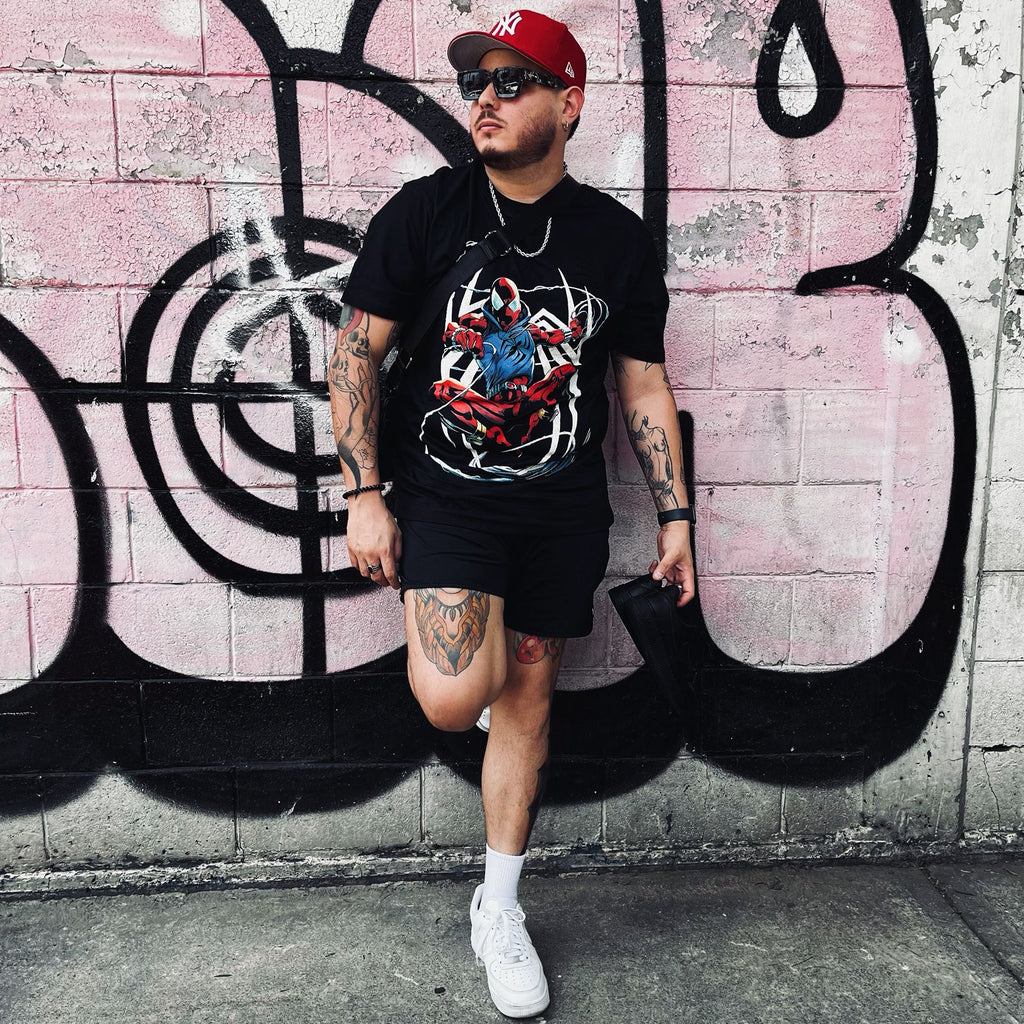 SPIDERMAN 2.0 "PREMIUM" BLACK TEE