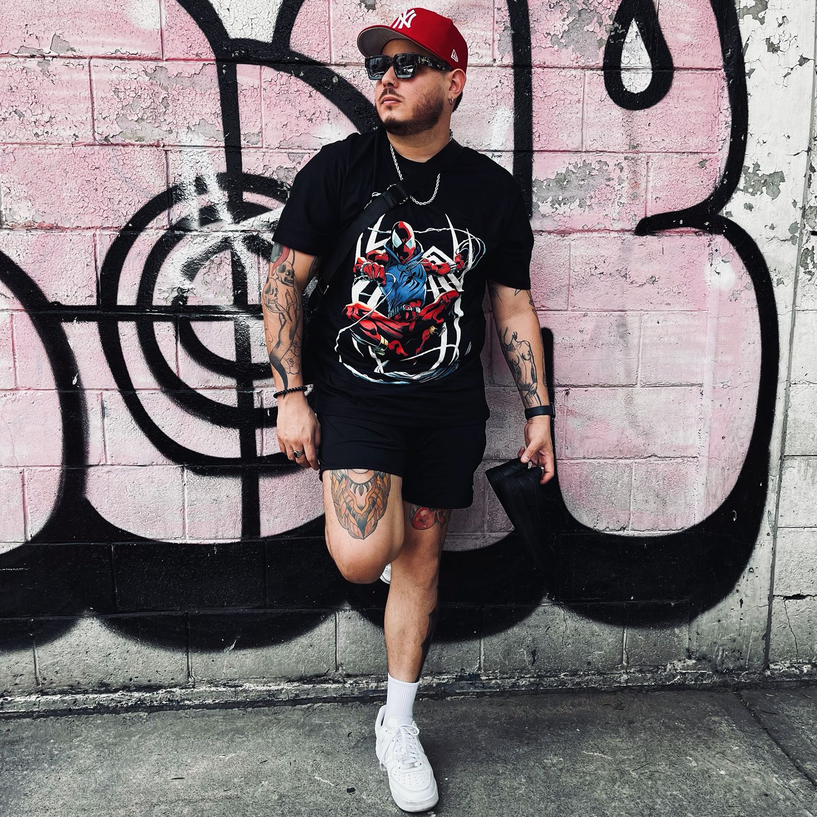 SPIDERMAN 2.0 "PREMIUM" BLACK TEE