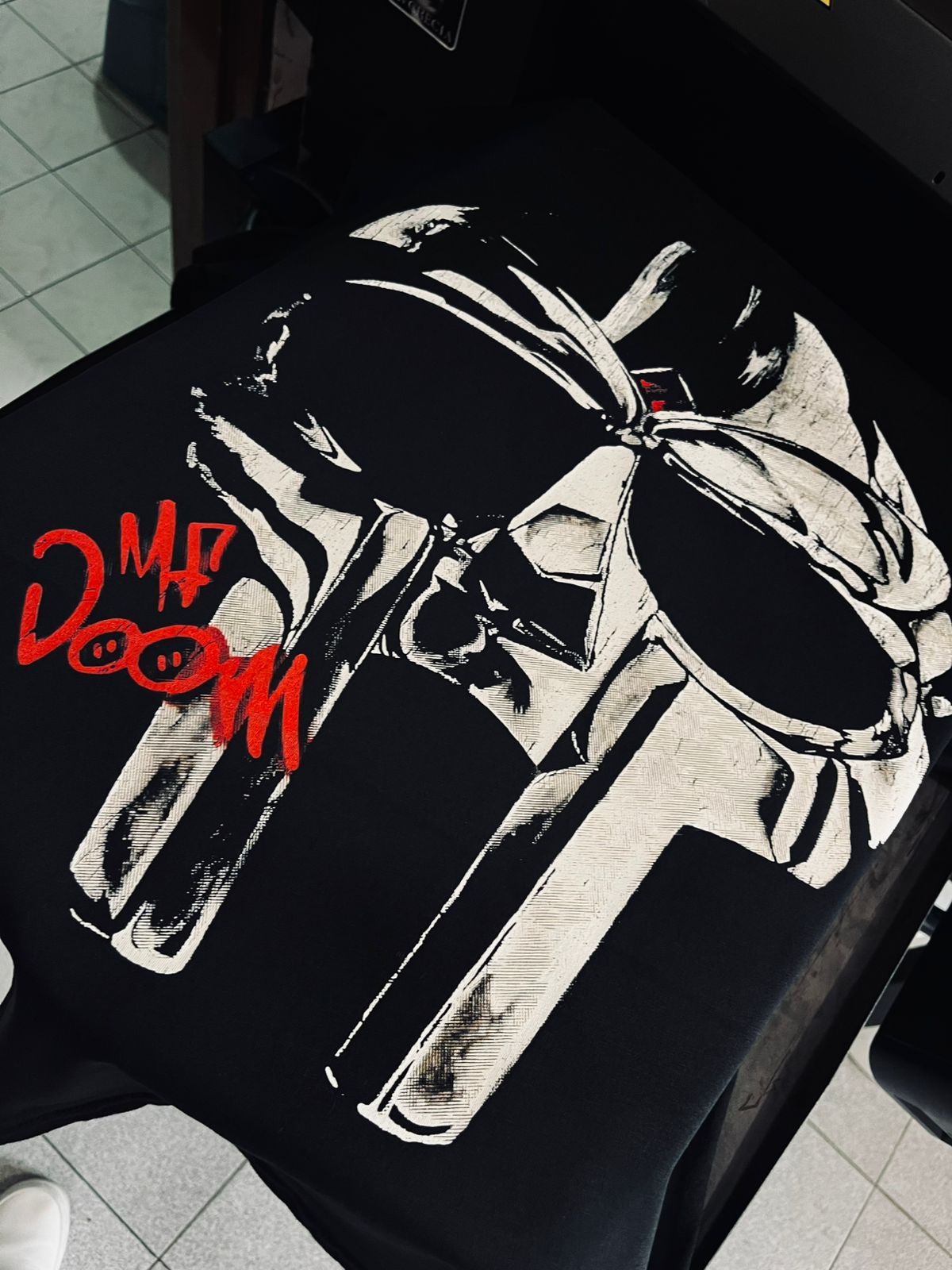 MF DOOM "PREMIUM" BLACK TEE