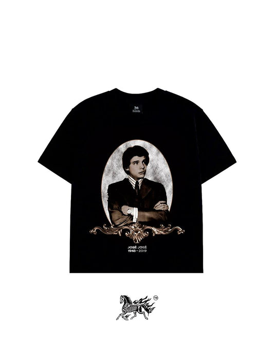 JOSÉ JOSÉ "PREMIUM" BLACK TEE