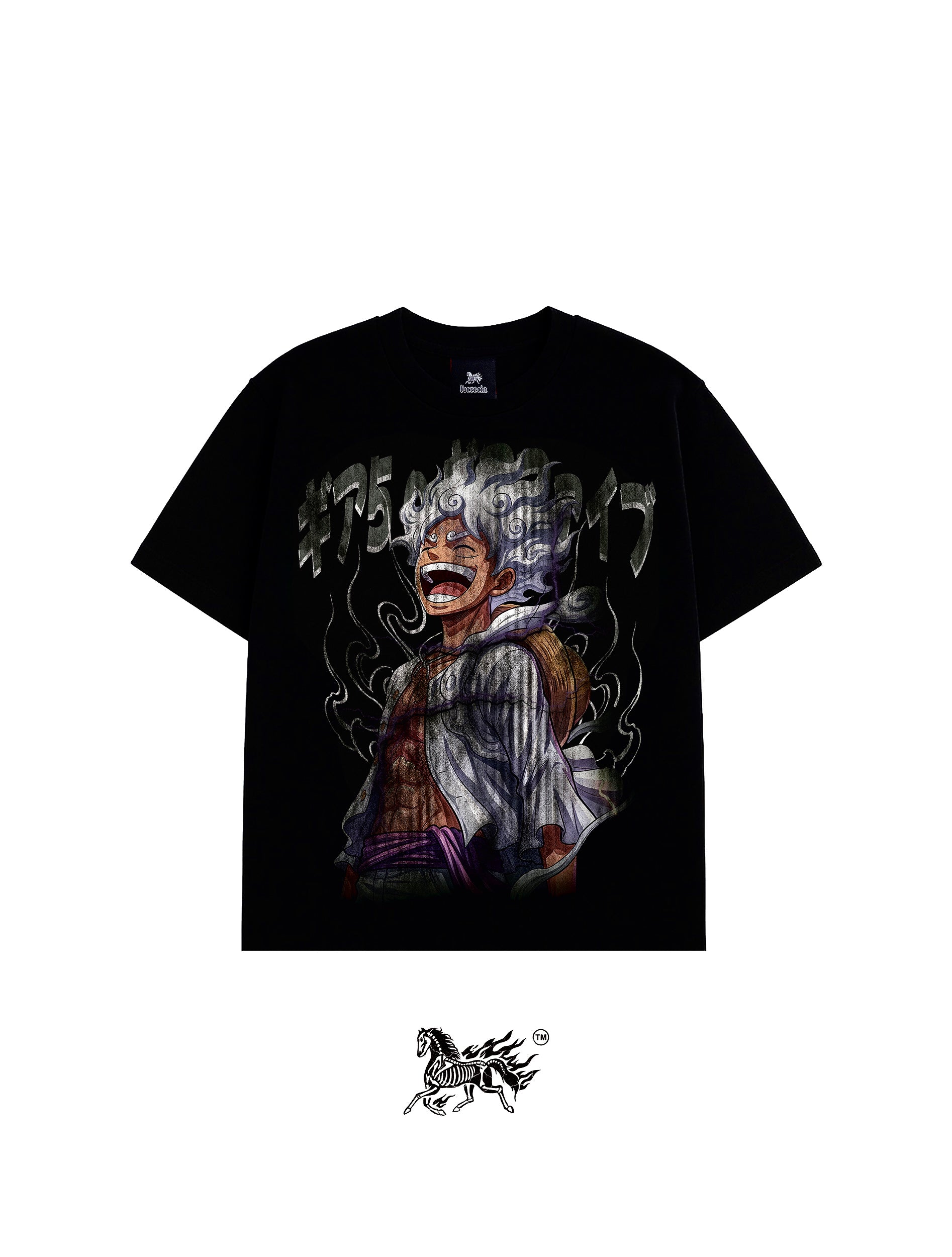 GEAR 5 FRONT ONLY "PREMIUM" BLACK T-SHIRT