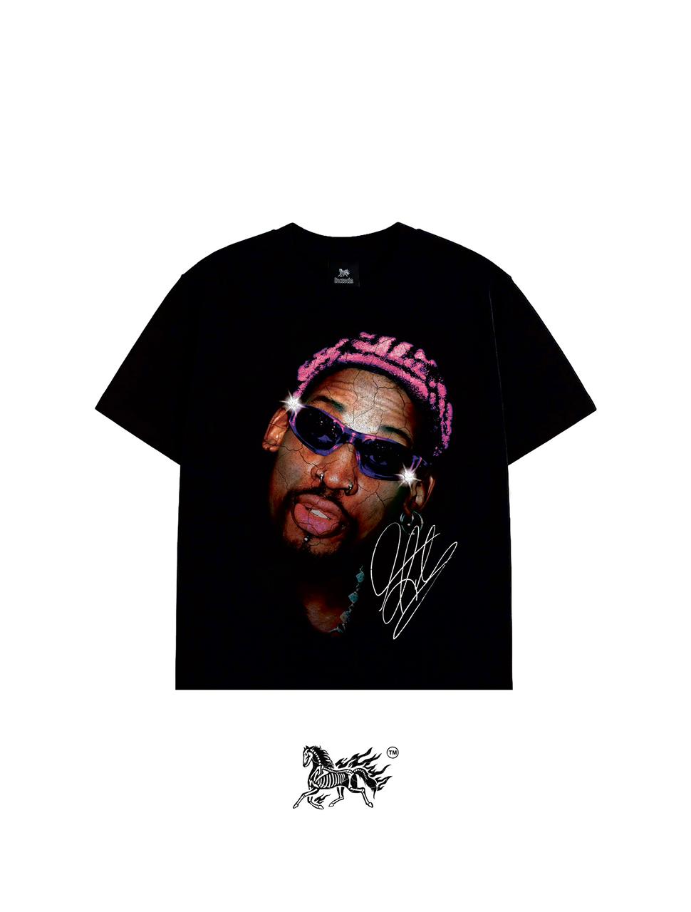 DA PURPLE RODMAN "PREMIUM" BLACK TEE