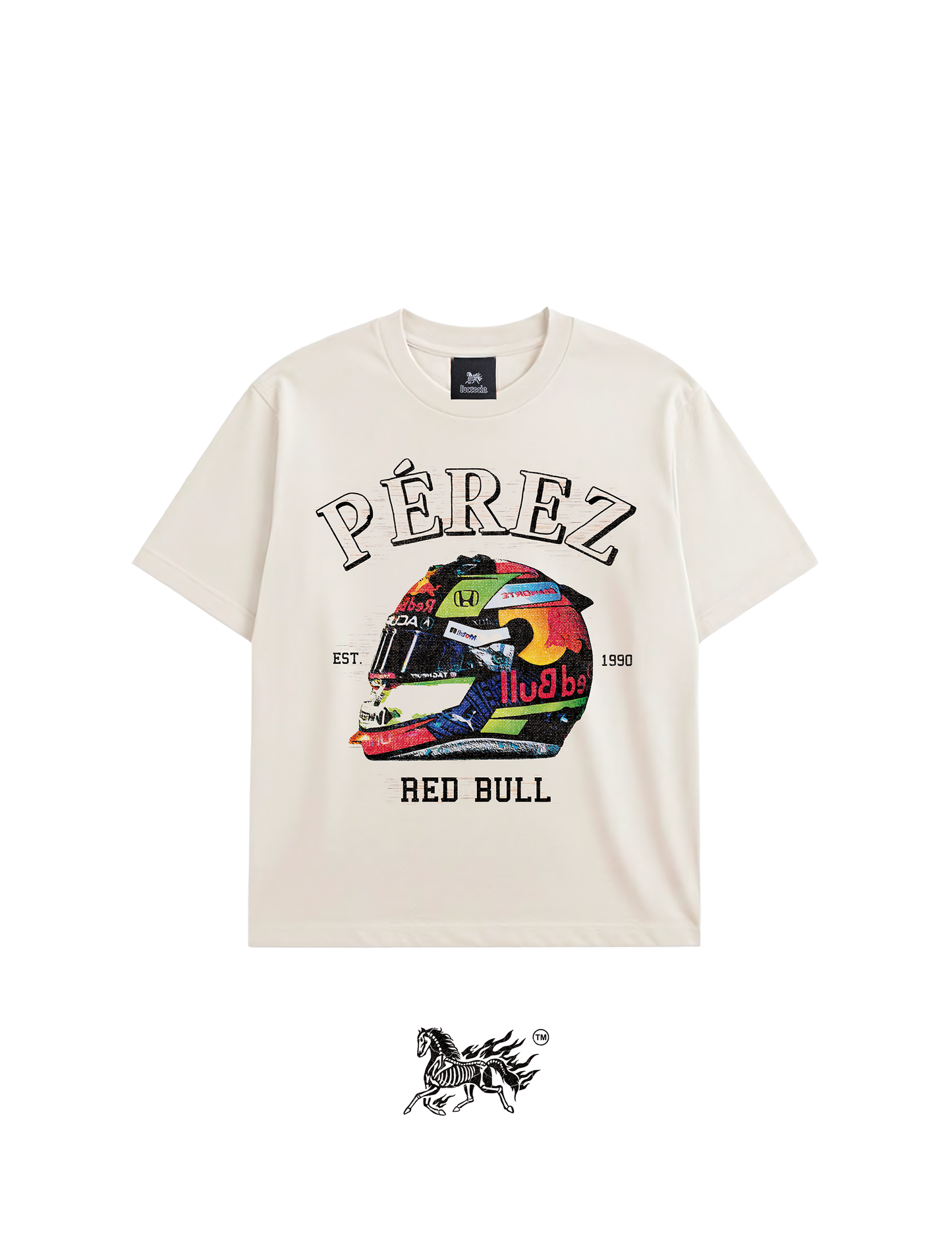 CHECO PÉREZ "PREMIUM" IVORY TEE