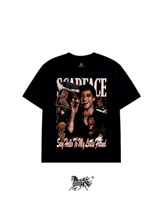SCARFACE "PREMIUM" BLACK TEE