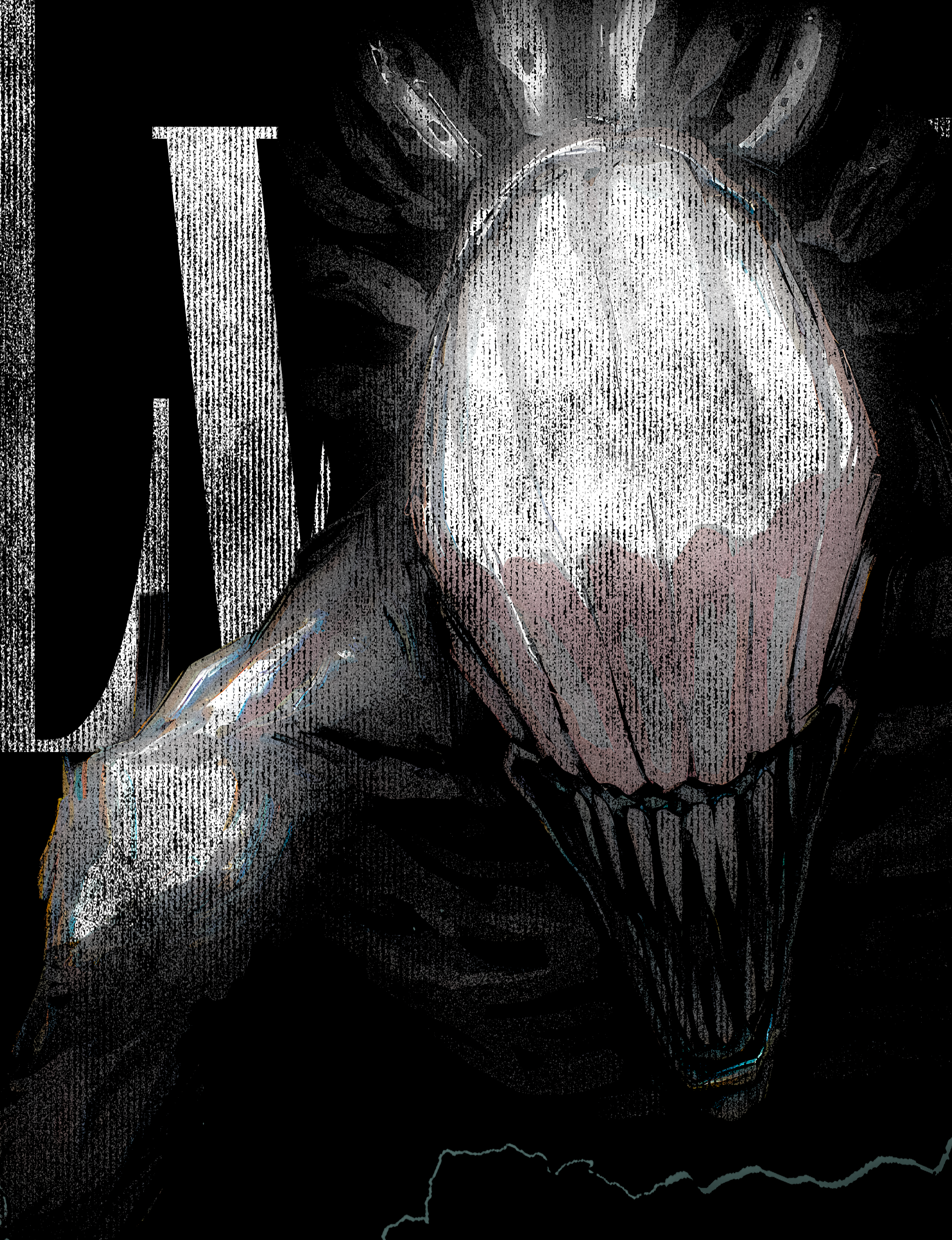 YUTA&RIKA DOUBLE PRINT "PREMIUM" BLACK TEE