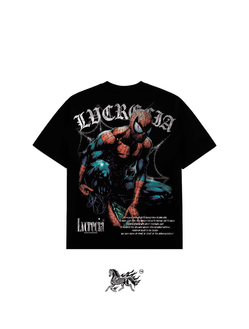 SPIDERMAN "PREMIUM" BLACK TEE