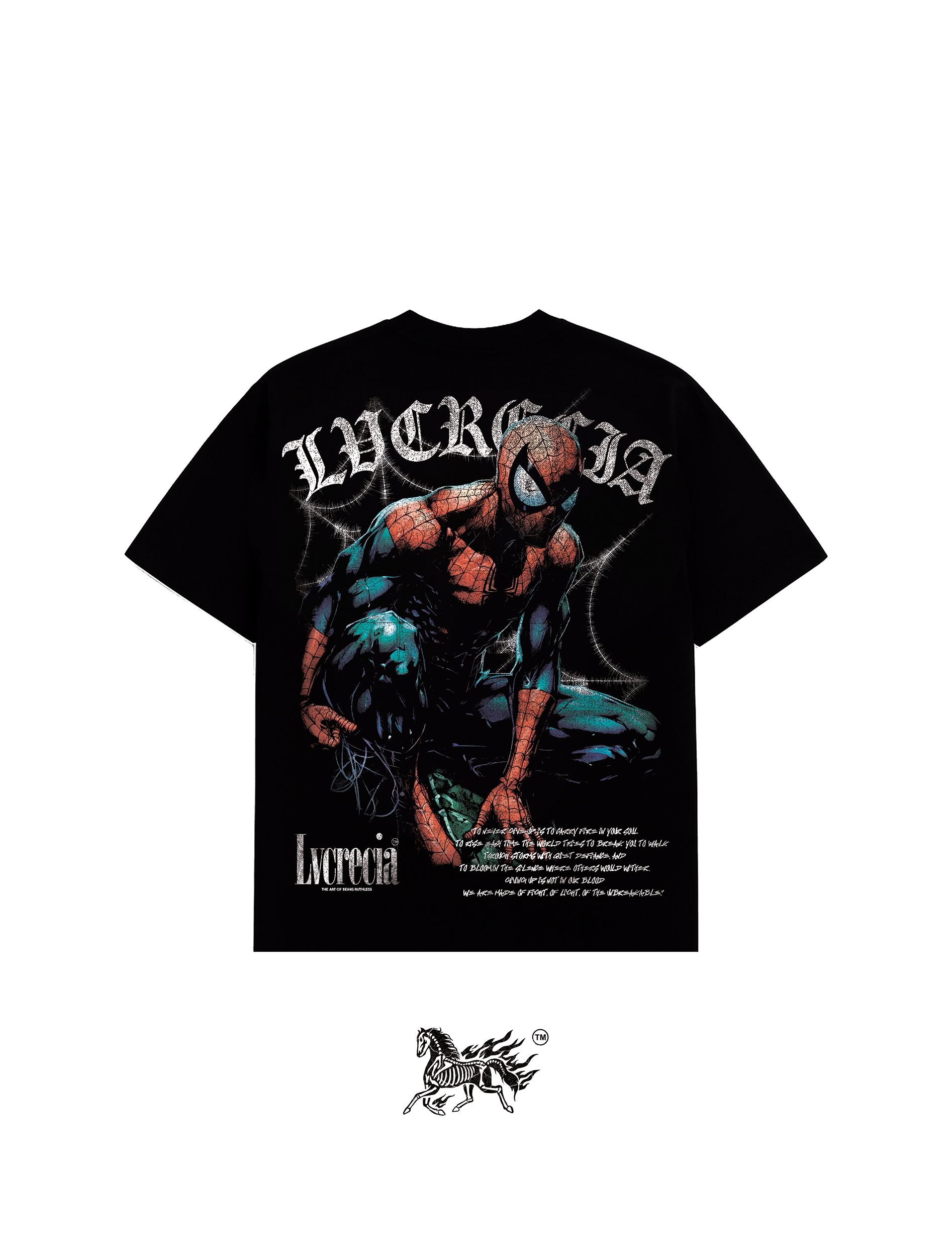 SPIDERMAN "PREMIUM" BLACK TEE