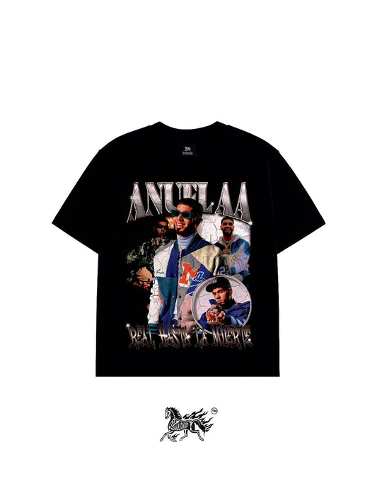 ANUEL AA  "PREMIUM" BLACK TEE