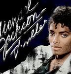 MICHAEL JACKSON DOUBLE PRINT "PREMIUM" BLACK TEE