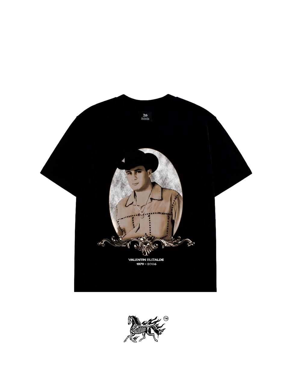 VALENTÍN ELIZALDE "PREMIUM" BLACK TEE