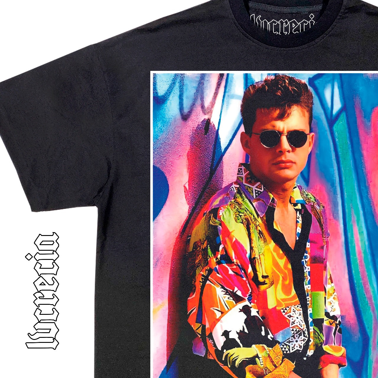 Luis Miguel Colors Black Tee