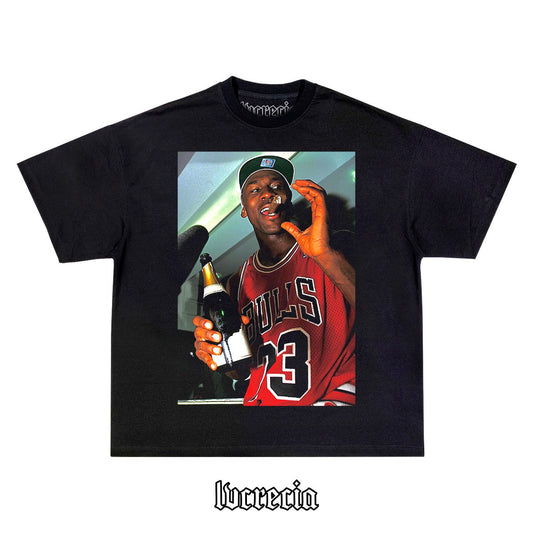 Champagne Mike Black Tee