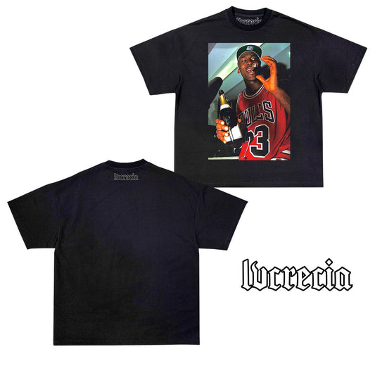 Champagne Mike Black Tee