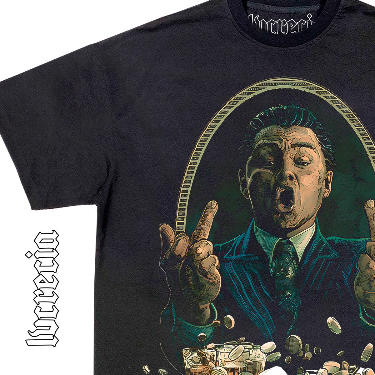 Wolf of Wallstreet Black Tee