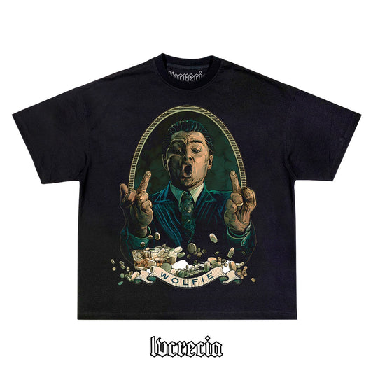 Wolf of Wallstreet Black Tee