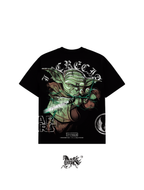 MASTER YODA AOP "PREMIUM" BLACK TEE