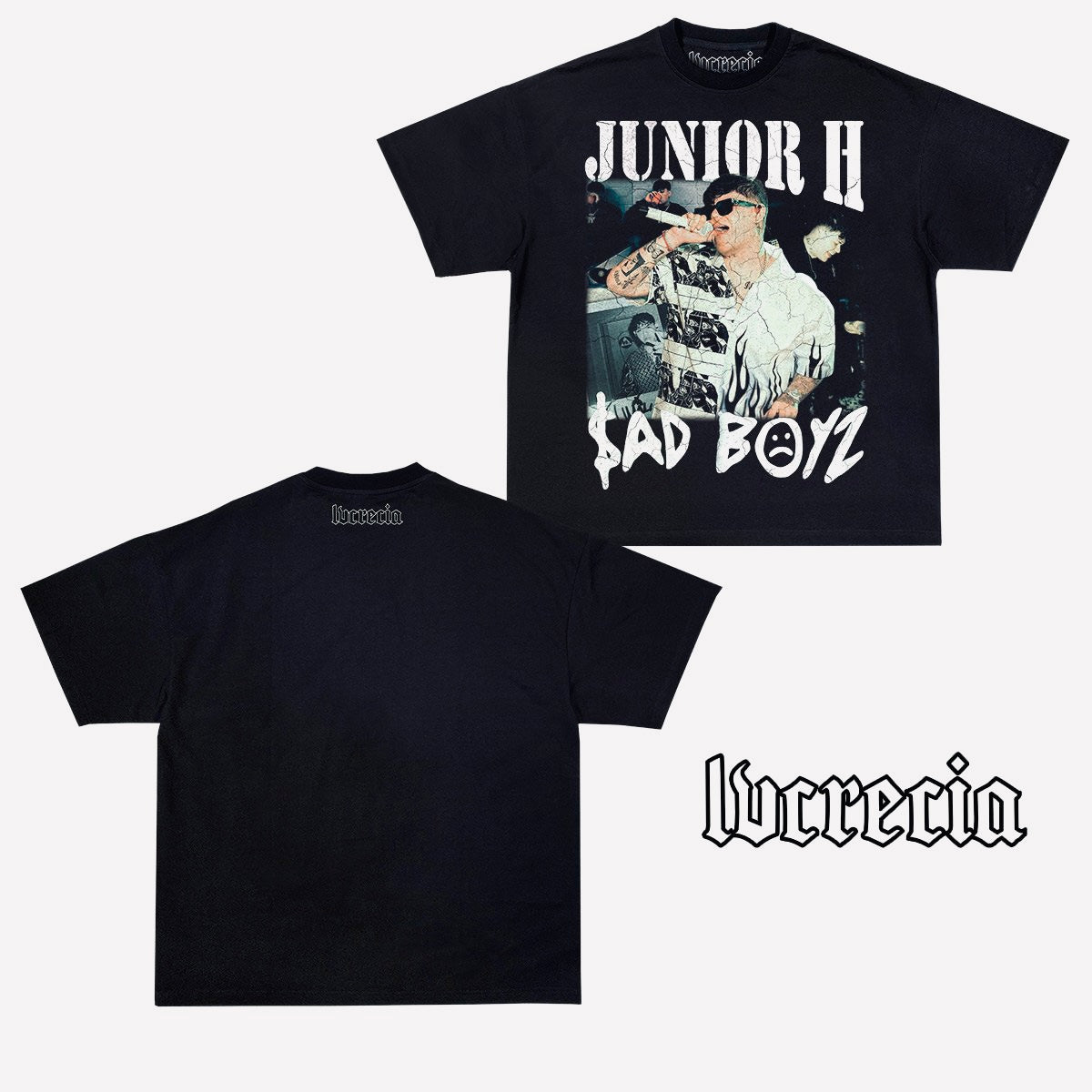 Junior H Black Tee