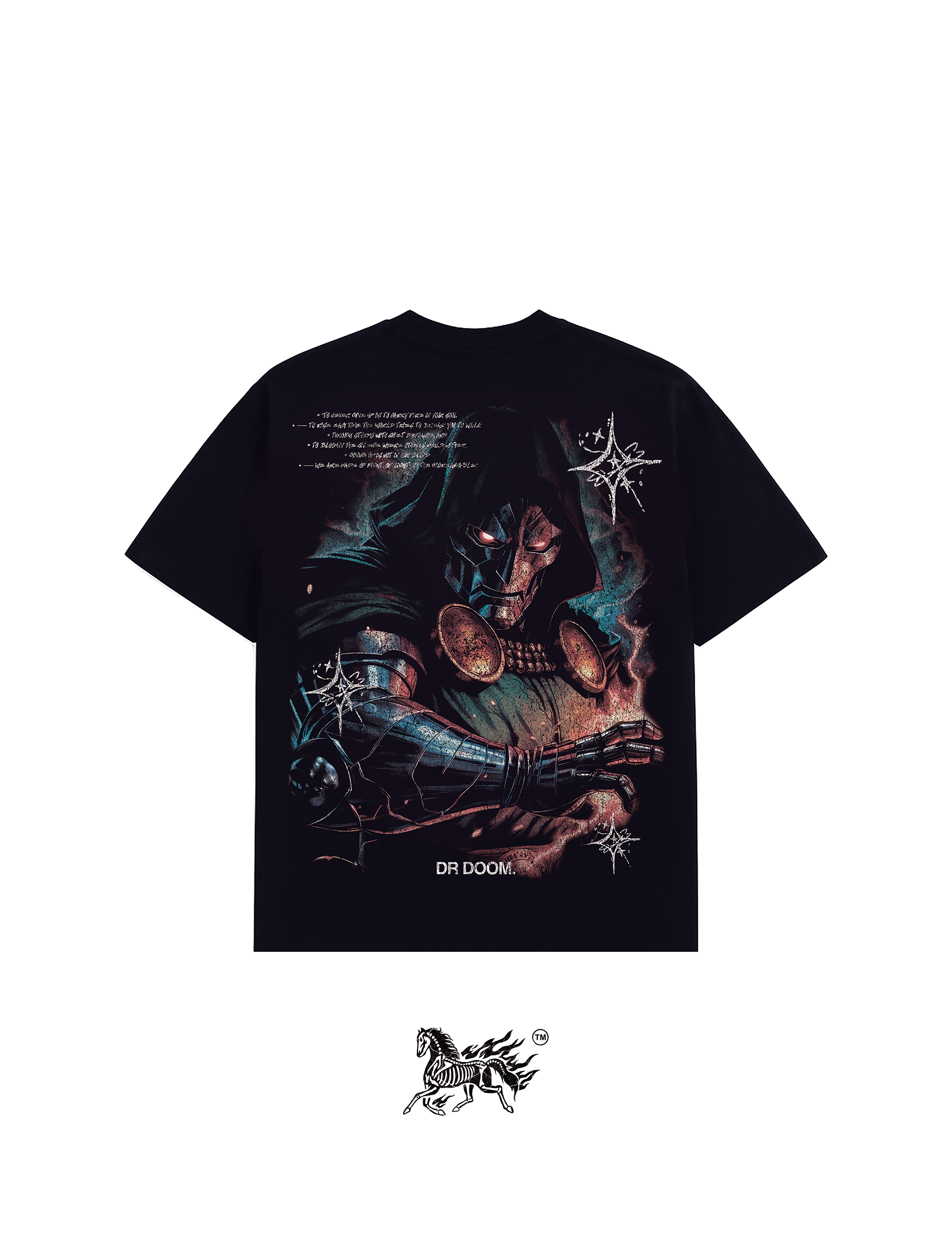 DR. DOOM "PREMIUM" BLACK TEE
