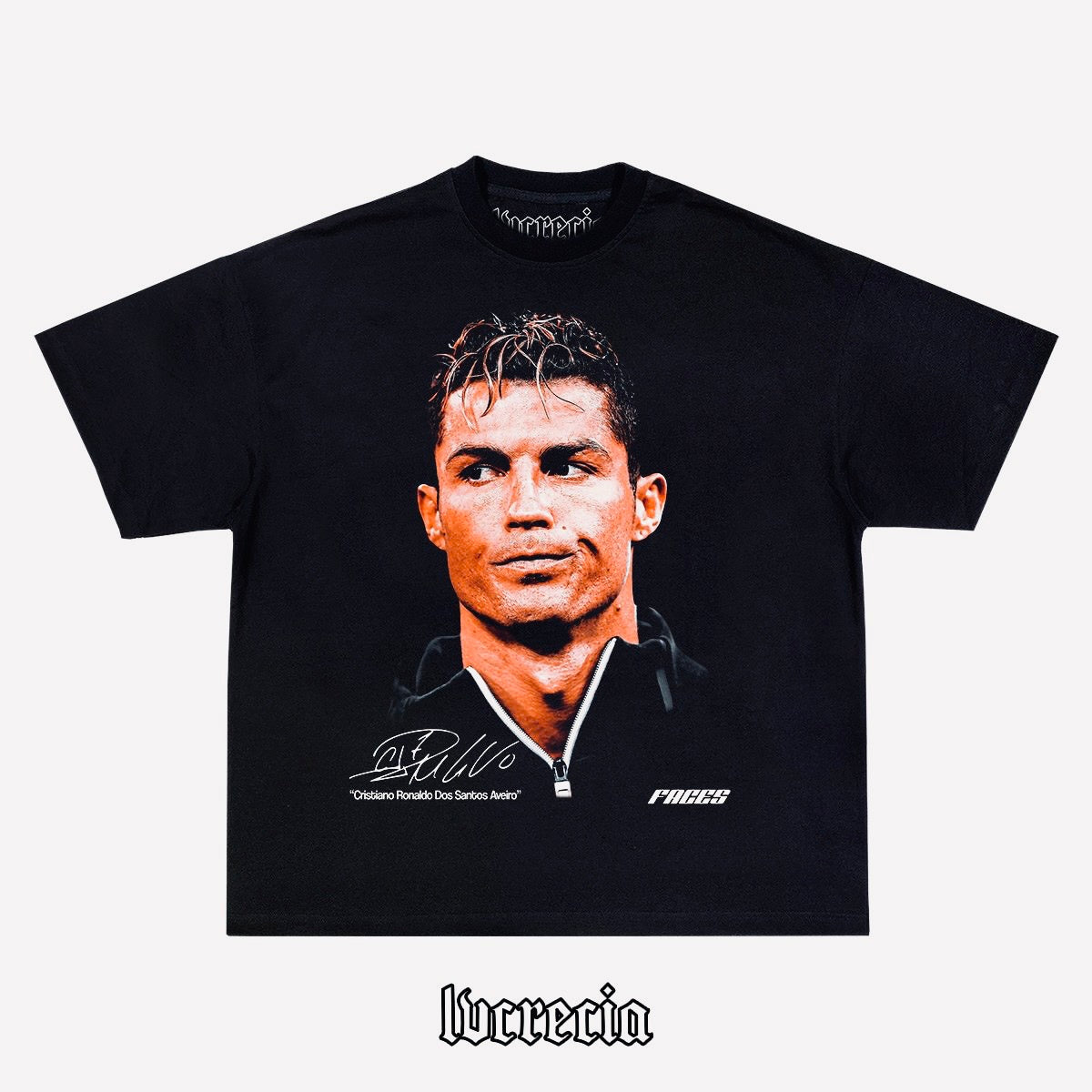 CR7 Black Tee