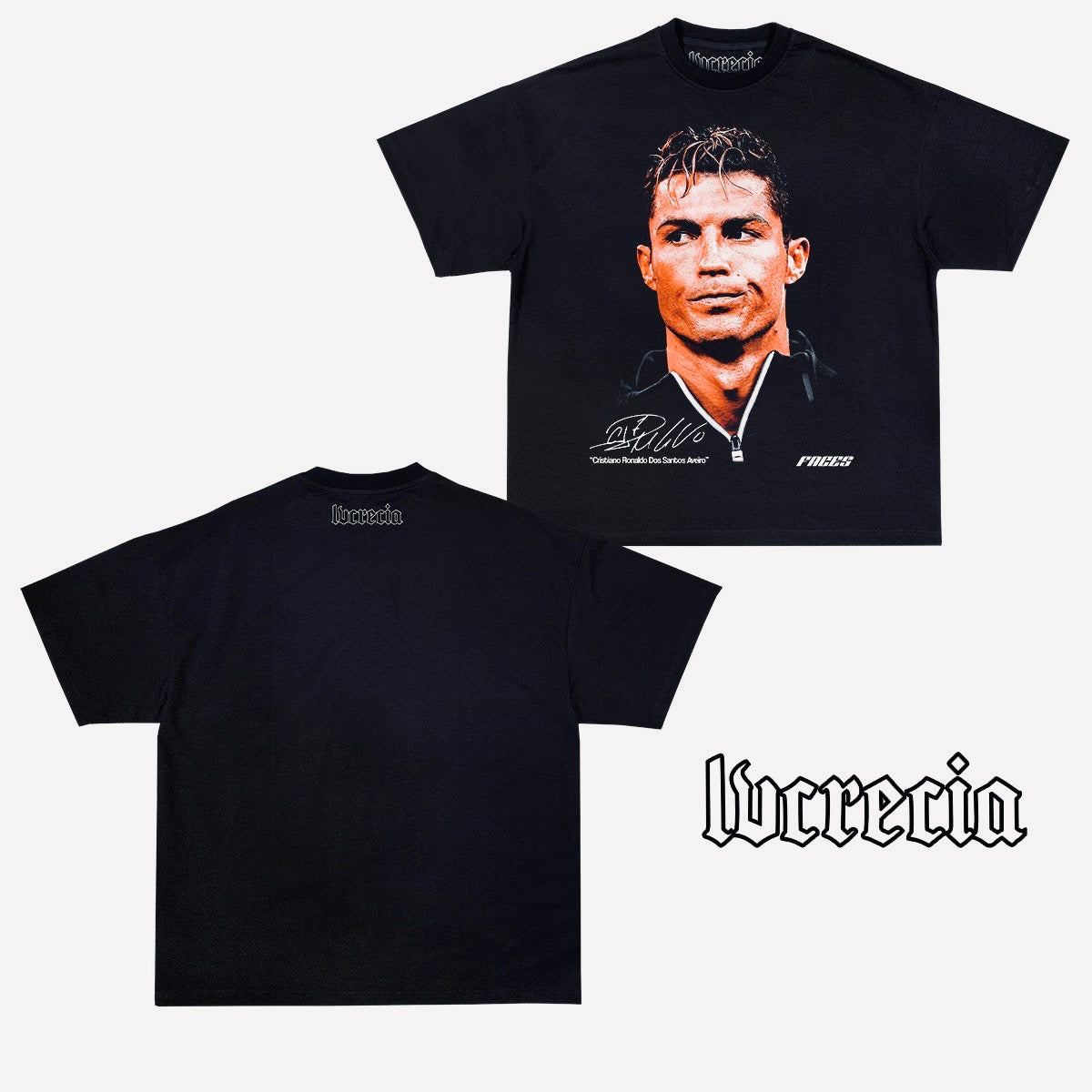 CR7 Black Tee