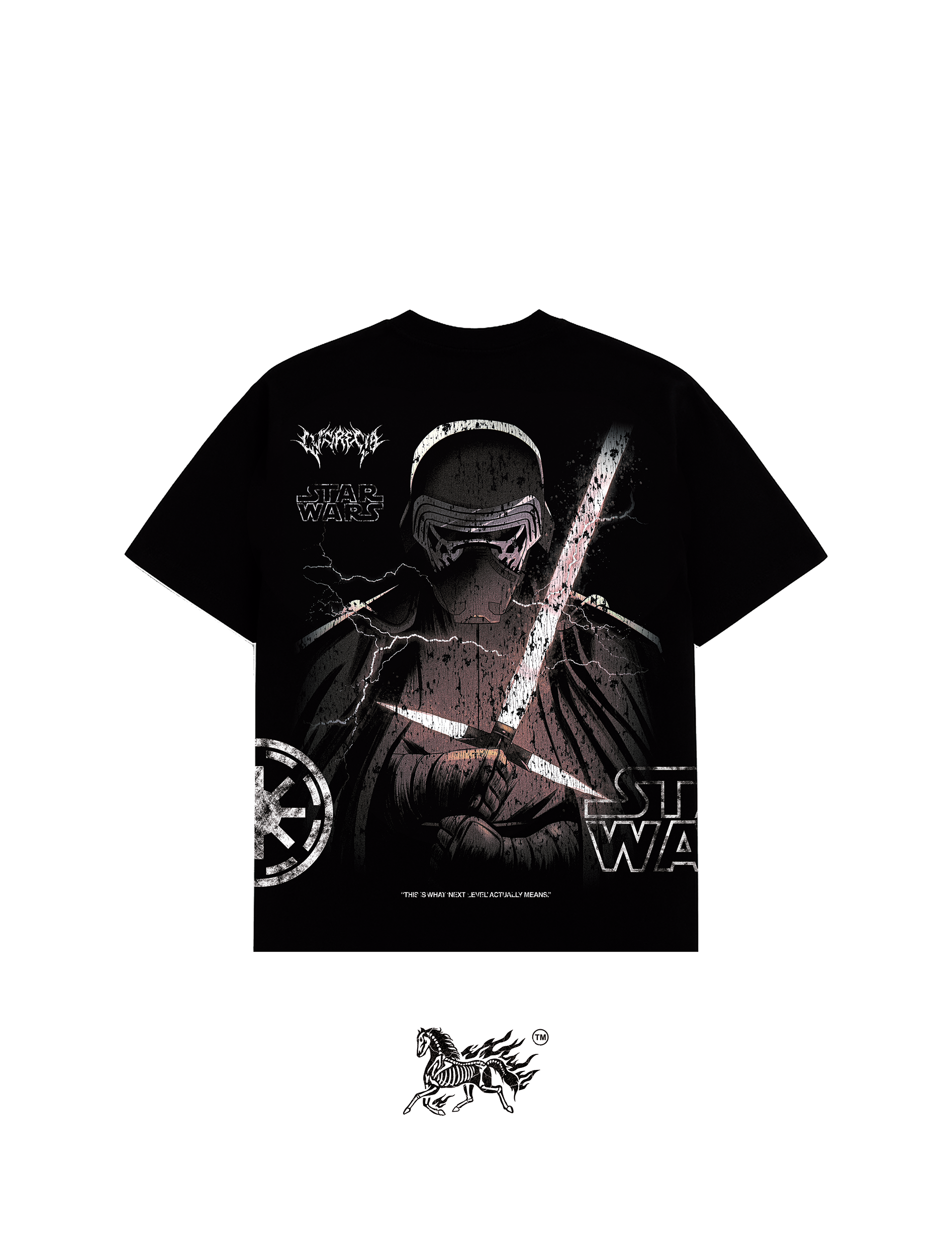 KYLO REN AOP "PREMIUM" BLACK TEE
