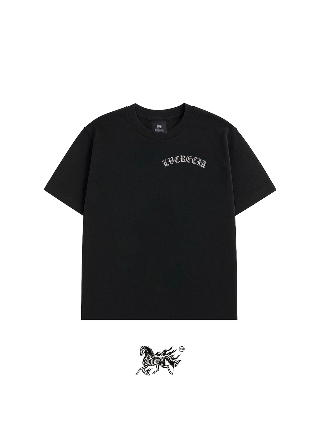 DEMON BACK "PREMIUM" BLACK TEE