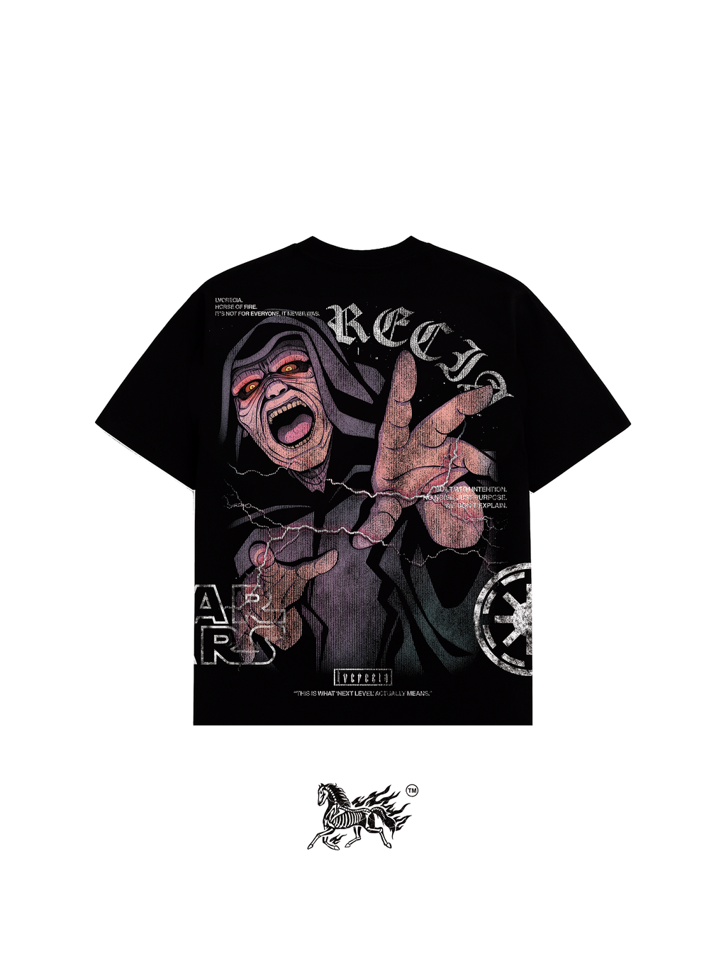 DARTH SIDIOUS AOP "PREMIUM" BLACK TEE