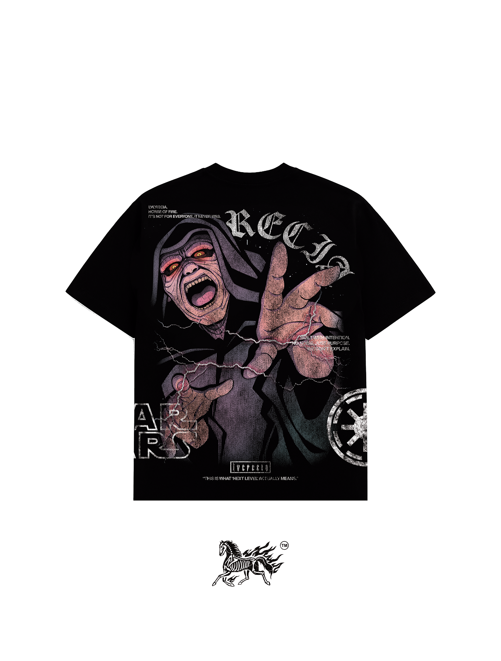 DARTH SIDIOUS AOP "PREMIUM" BLACK TEE