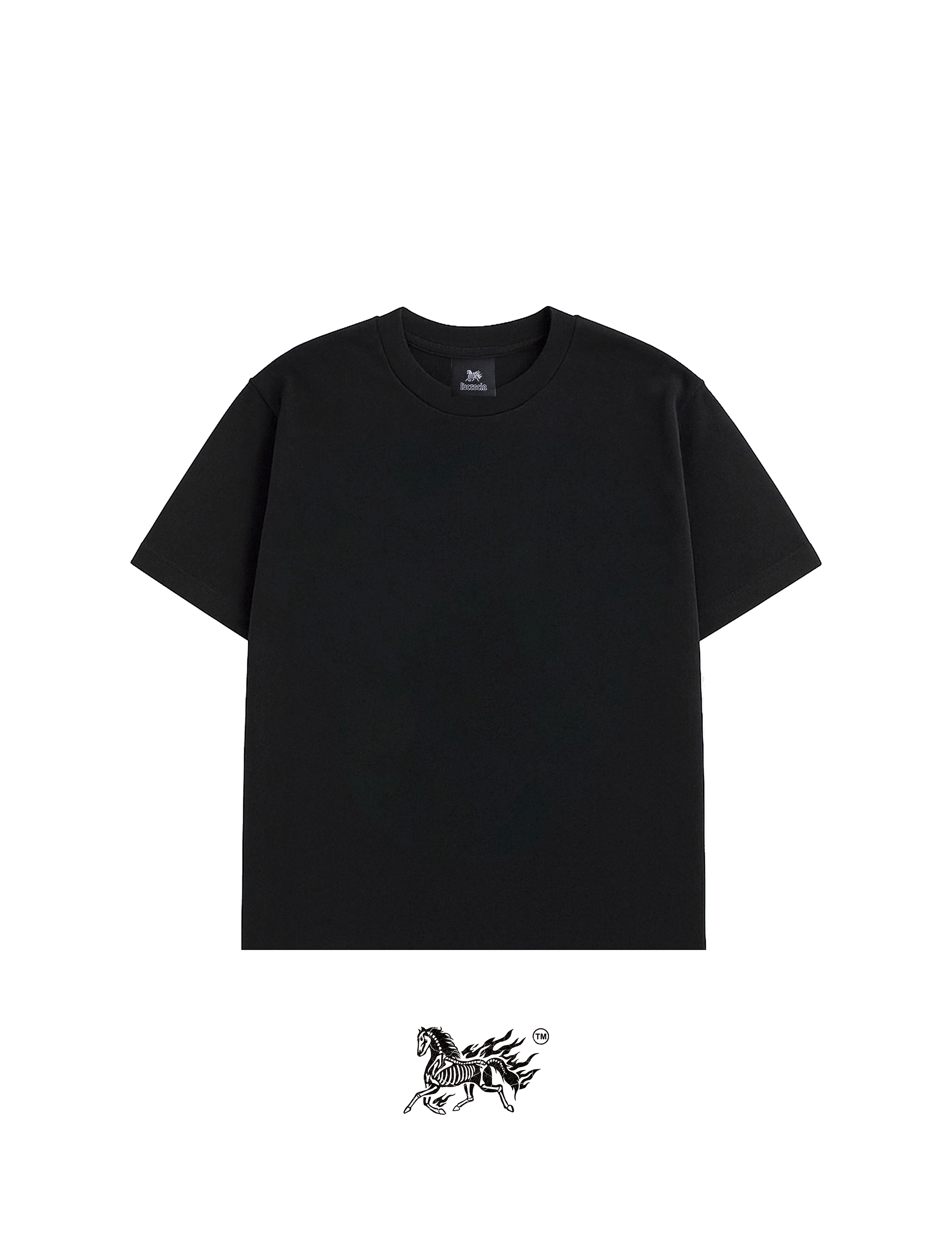 BLACK "PREMIUM" CUSTOM TEE