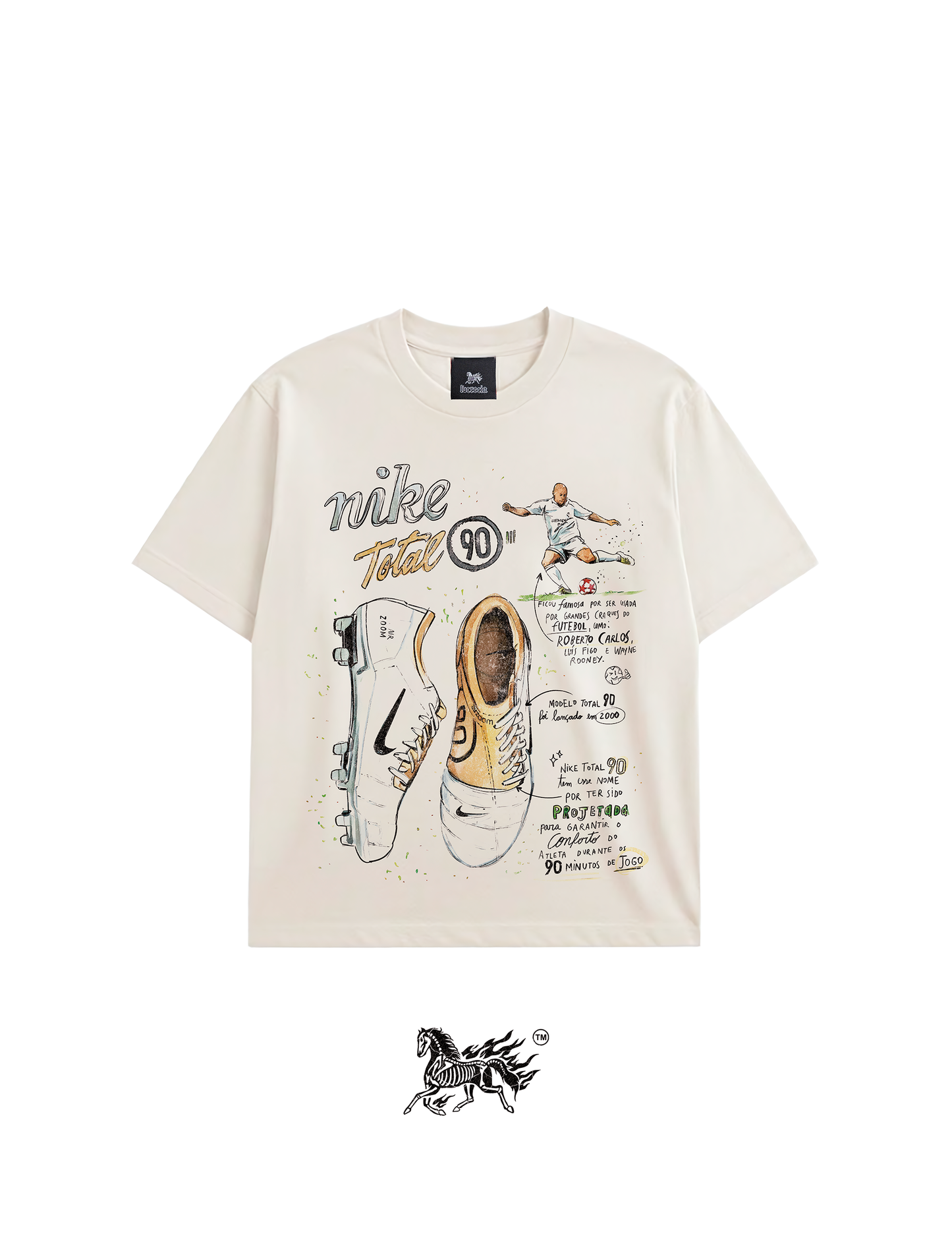 TOTAL 90 "PREMIUM" IVORY TEE